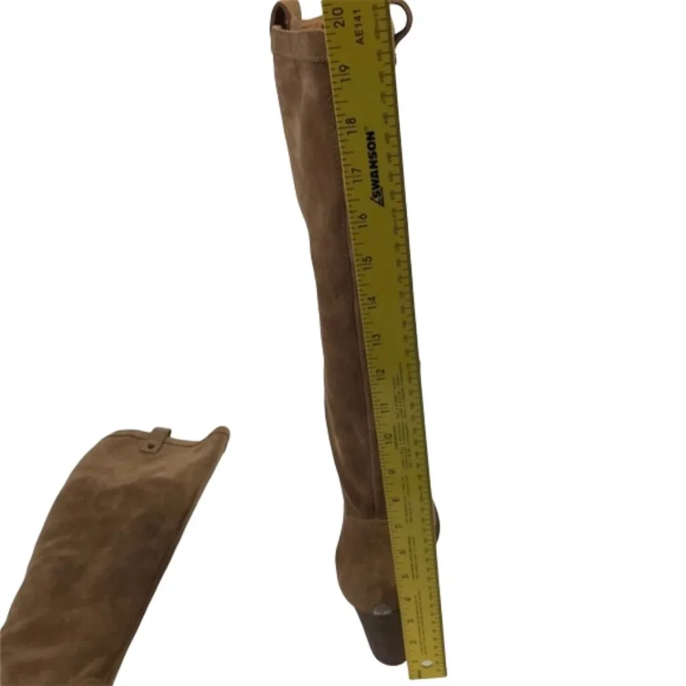 UGG Women’s Chestnut Suede Riding Boots Size 10 New - Picture 6 of 8